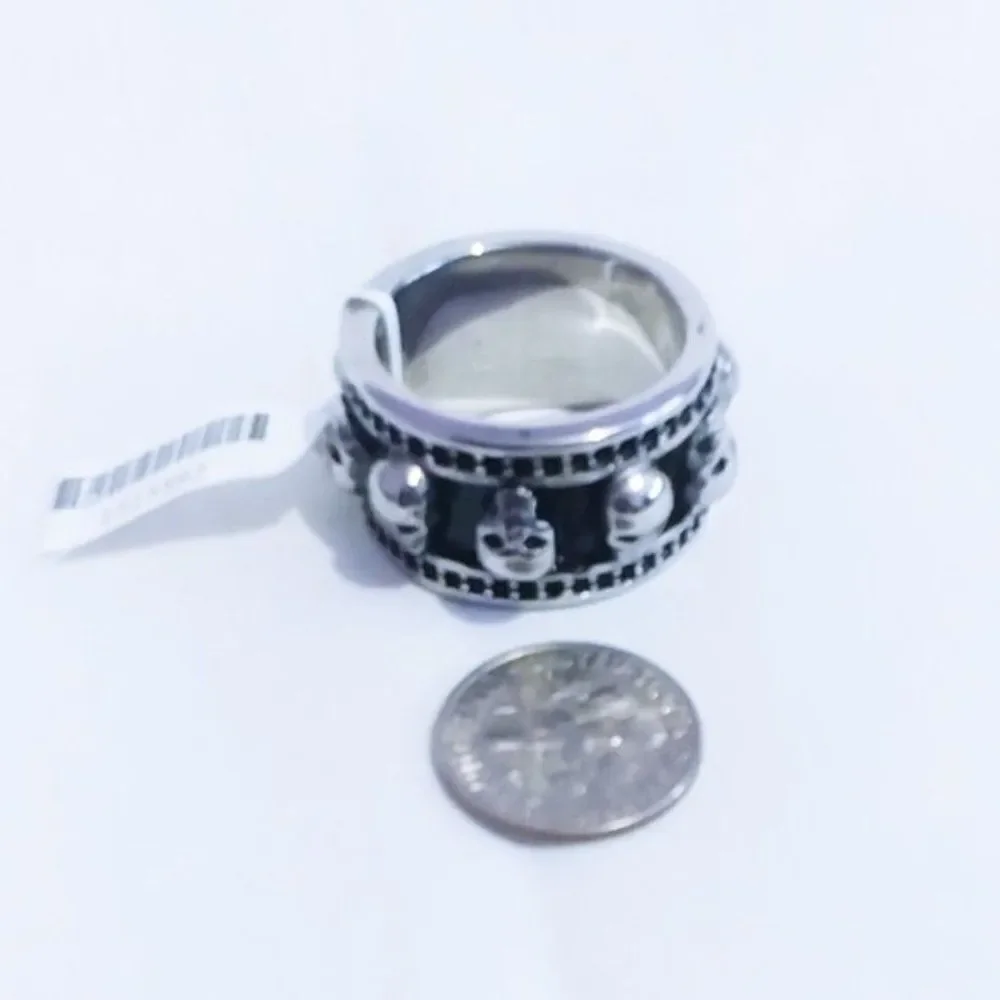 Skull Head Stainless Steel Ring Size 12